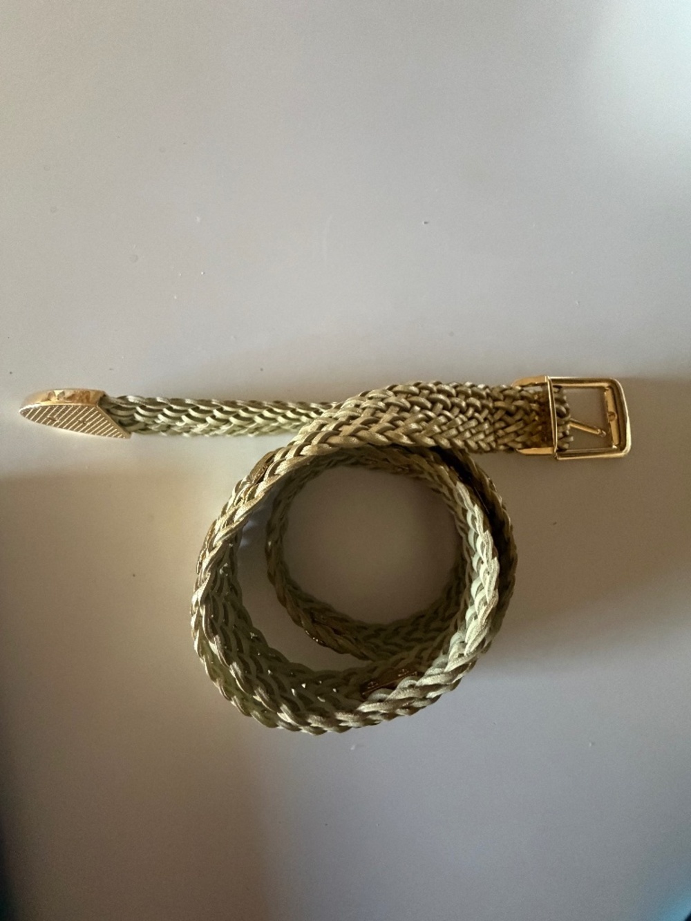 JCrew Women’s Italian Leather Woven Belt